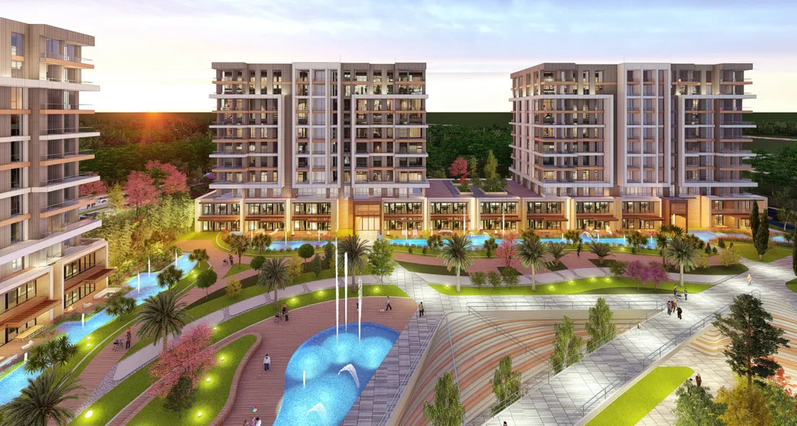 FUZUL AVRASYA 2'DE SIFIR KİRALIK BAHÇELİ DAİRE
